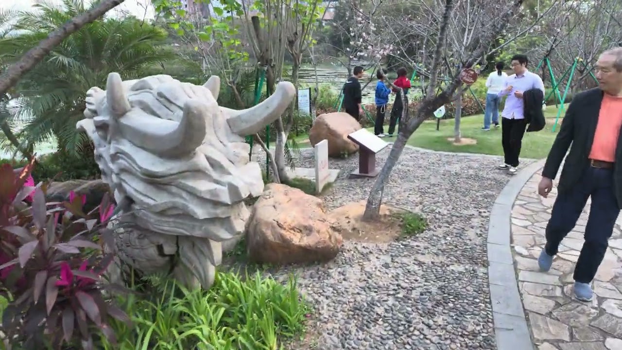 🌿 Walking in Guangzhou Science City 🇨🇳 | Chuangye Park 4K HDR 广州创业公园 城市漫步 | 科技园区休闲散步 #China #View