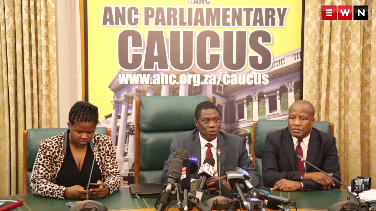 ANC Parliamentary caucus discuss Zuma's recall