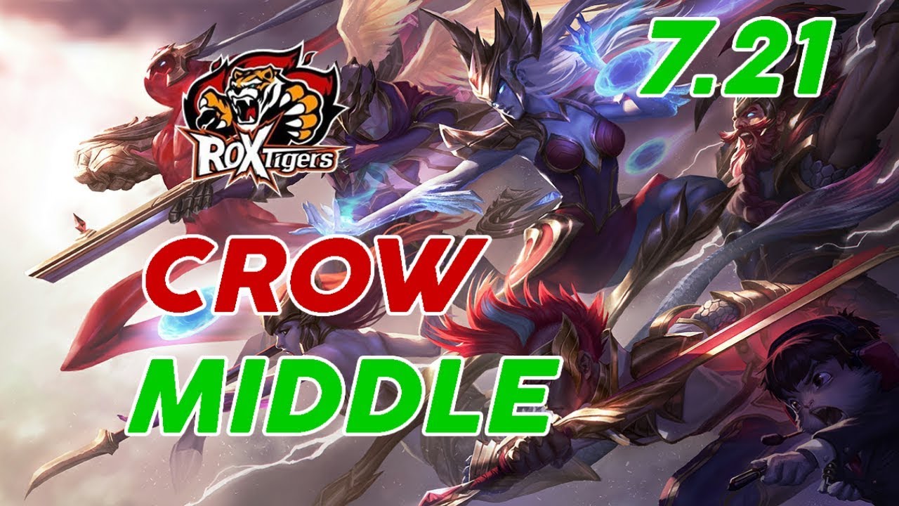 ROX Tigers Crow Syndra Mid Patch 7.21 Pro Replay