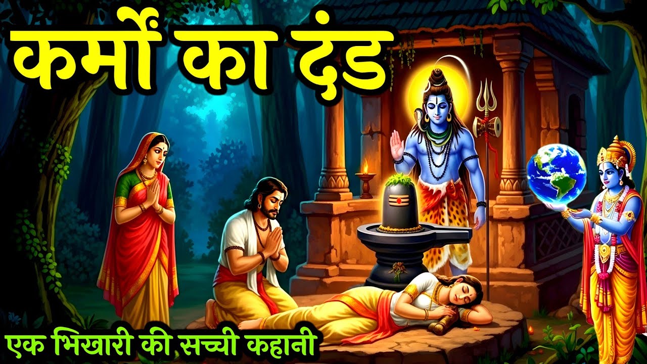 एक भिखारी के कर्मों की सजा | krishna motivational video | krishna vaani bhagwat Geeta Saar #krishna 