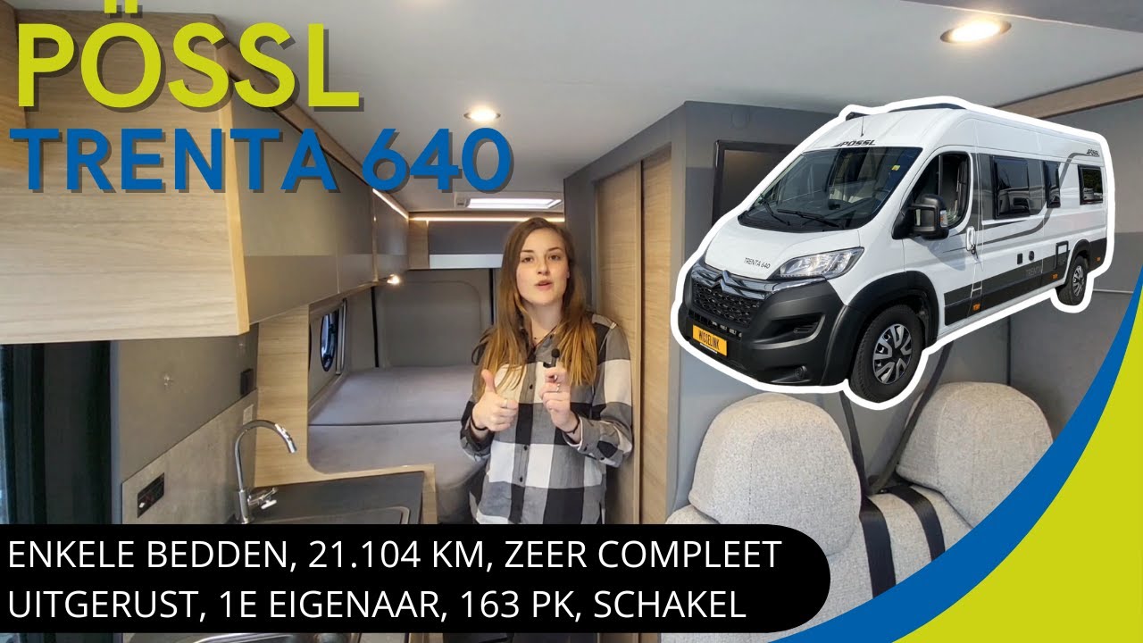 P&Ouml;SSL Trenta 640 2021 | IK HEB NOG NOOIT ZO'N COMPLETE CAMPER GEZIEN MET OOK NOG IDEALE INDELING #15