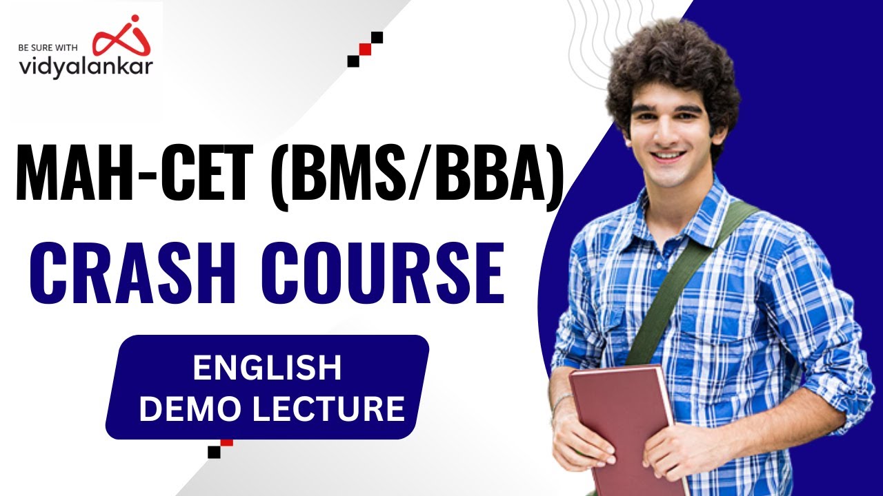 MAH CET Crash Course | Free Demo Lecture &ndash;  ENGLISH