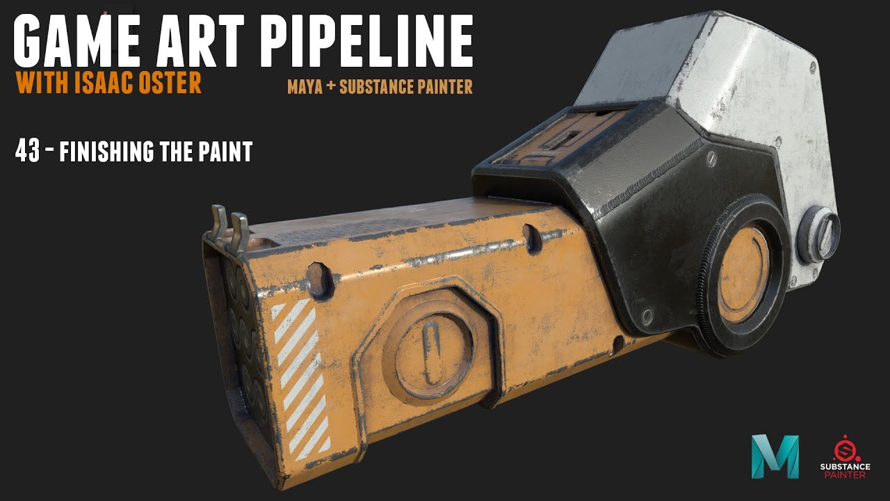 Game Art Pipeline 43 - Finishing The Paint