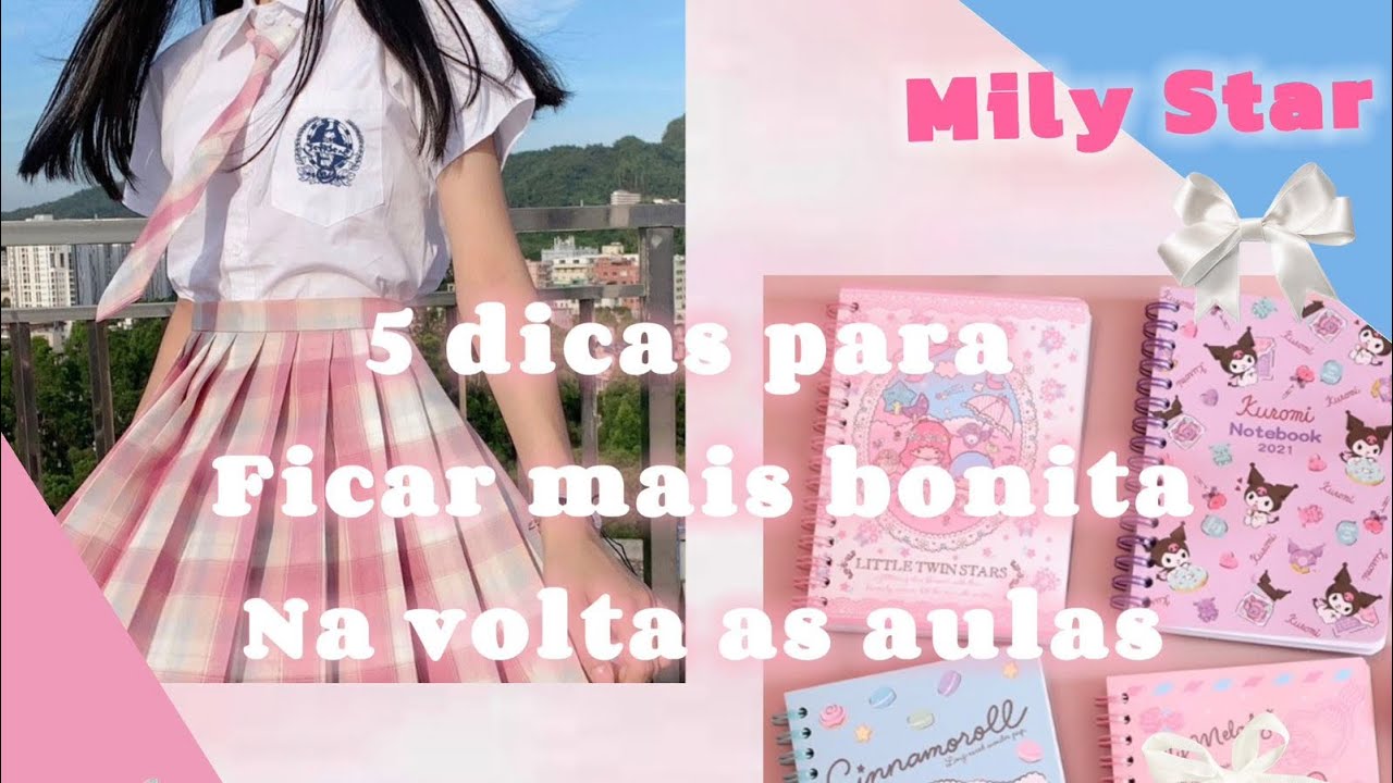 5 dicas para ficar mais bonita e organizada nas volta as aulas🩷