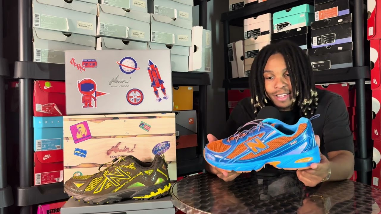 Comparing Club Banana and Amines two signature sneakers New balance Benson Tech 740 vs 610 Mooz CLBN