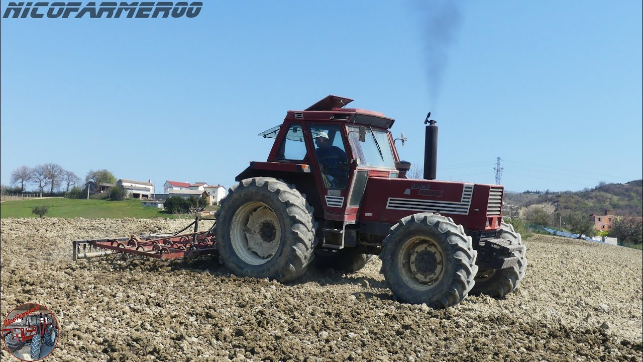 PREPARAZIONE LETTO DI SEMINA × ERBA MEDICA | FIAT 1580 DT + Vibrocultore ANGELONI | DE IULIIS