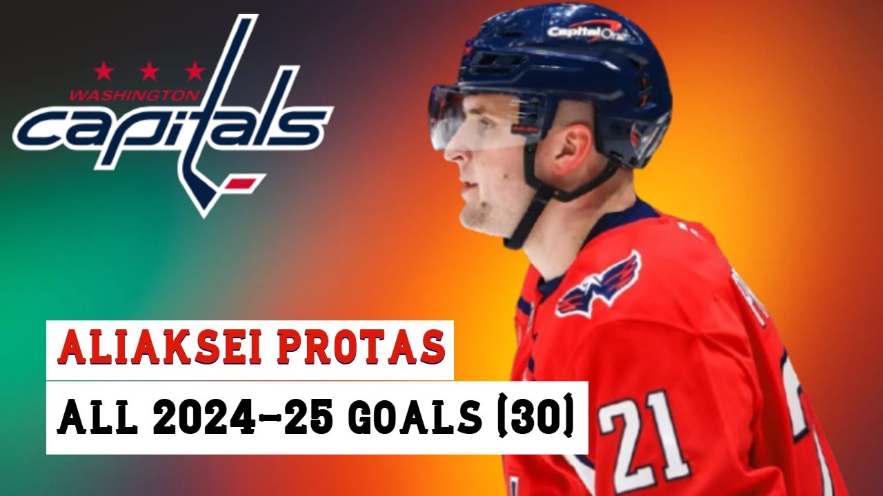 Aliaksei Protas (#21) All 30 Goals of the 2024-25 NHL Season