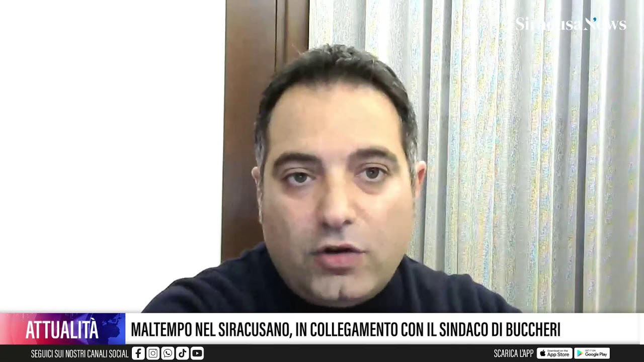 Maltempo nel siracusano, In collegamento con il sindaco di Buccheri