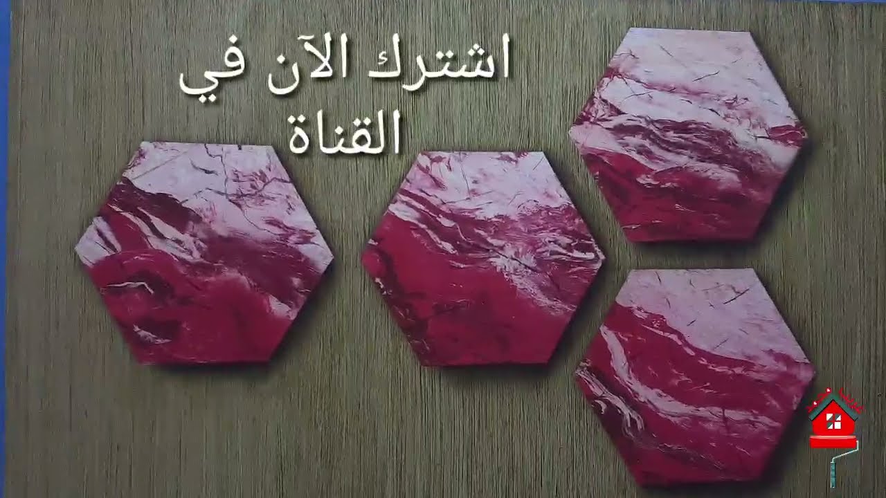 С помощью куска шпатлевки и красок сделайте 3D-декор альтернативой эпоксидным панелям.