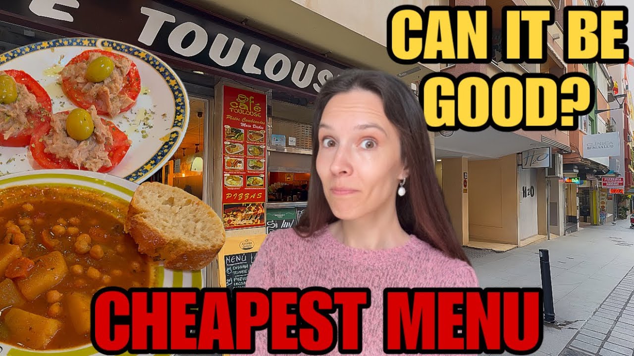 САМОЕ ДЕШЁВОЕ меню в Бенидорме — Ужасное место с потрясающей ЕДОЙ? 😯🥘