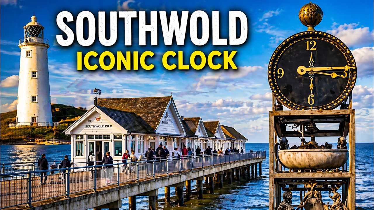 SOUTHWOLD ENGLAND – Peaceful Seaside Walk from the Pier to the Town