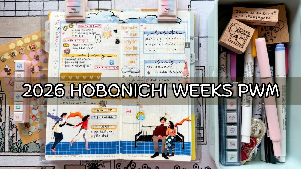 Hobonichi Weeks: Планируем вместе на 14-ю неделю