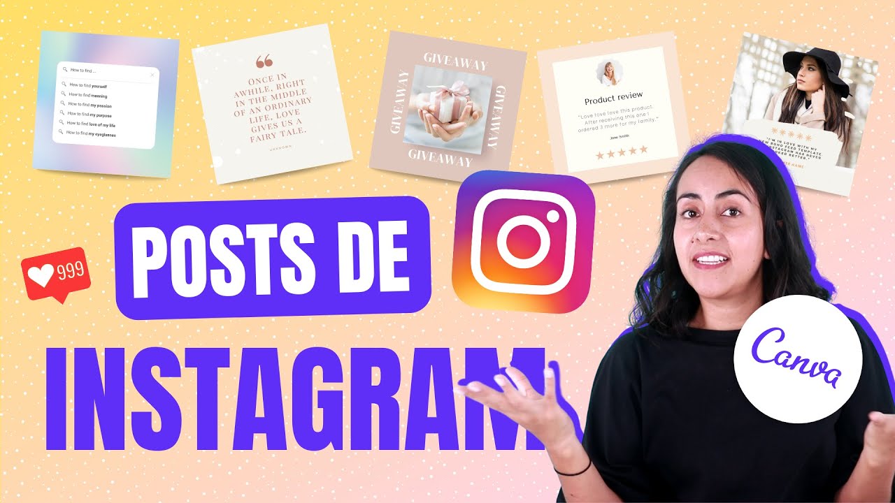 5 IDEAS para tus POSTS de INSTAGRAM para tener más interacciones (ideas de plantillas en Canva)