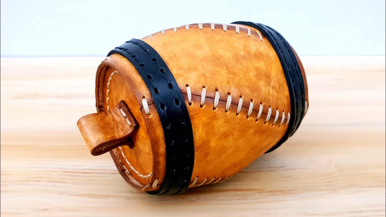 Leather Barrel - How to Make Leather Barrel - Tutorial