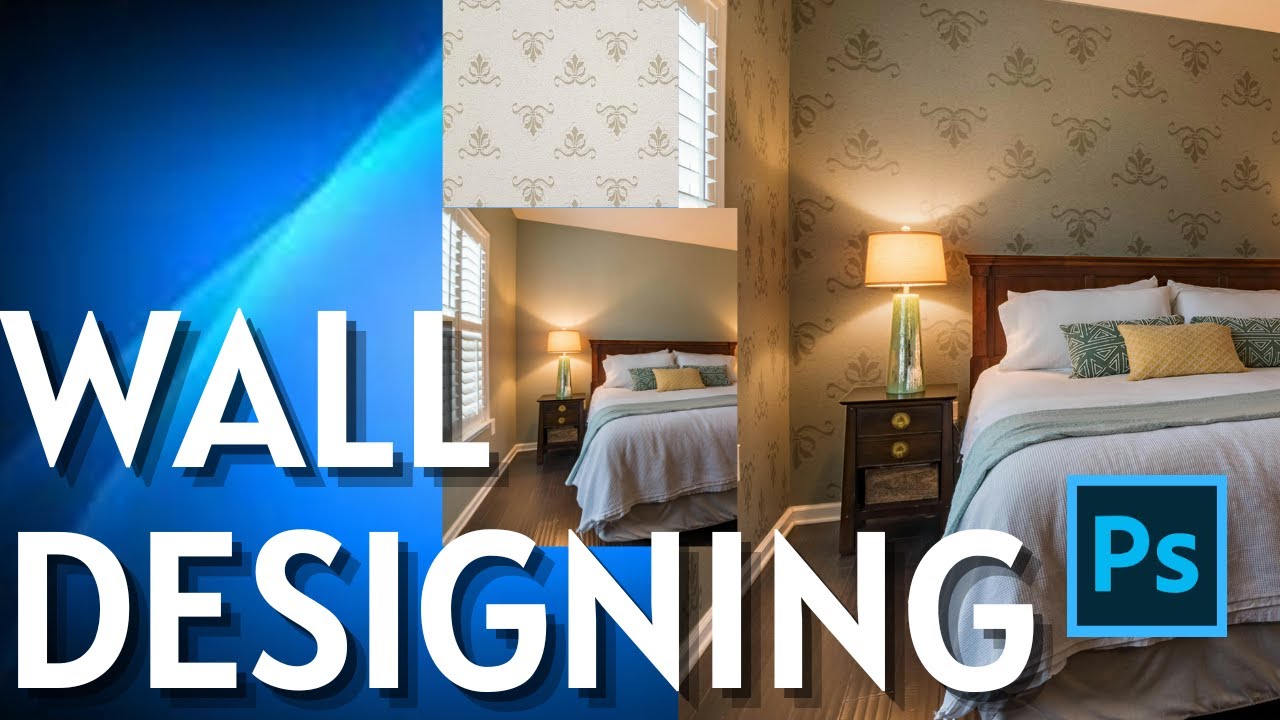 How to Add Wallpapers Onto Walls in Photoshop