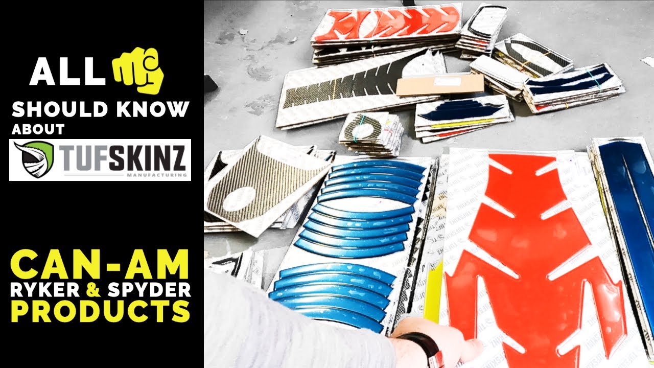 Tufskinz Real Carbon Fiber Trims - Can Am SPYDER & RYKER