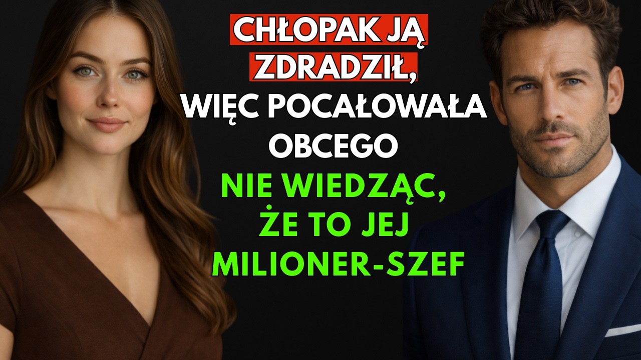 Chłopak ją zdradził, więc pocałowała obcego — nie wiedząc, że to jej milioner-szef