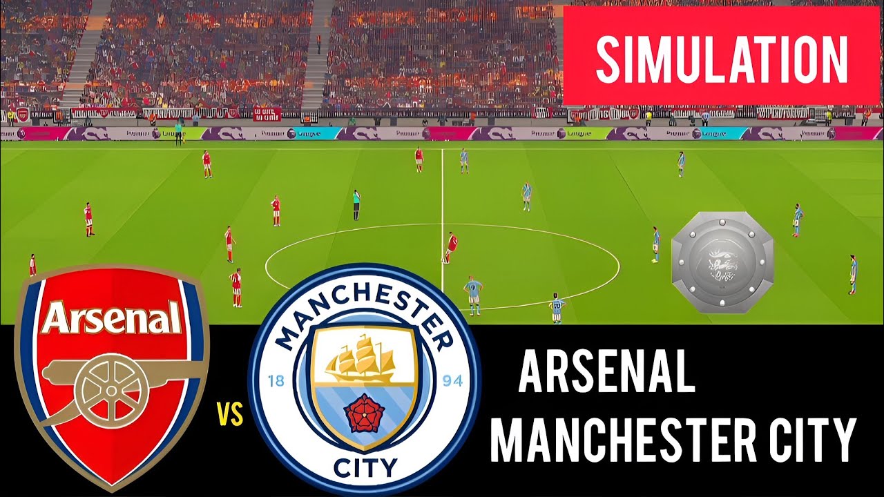 Arsenal vs Manchester City - FA Community Shield 2026 - Full Match - Video Game Simulation