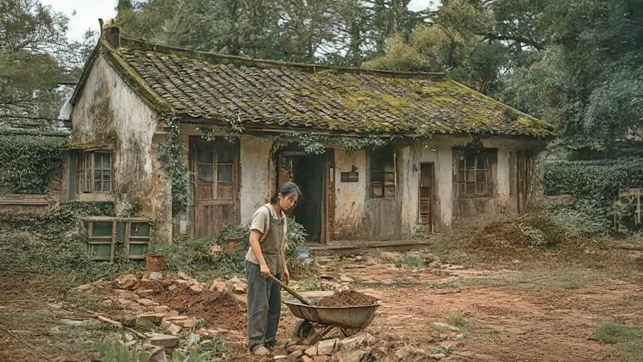 Not enough money to build a house - I transformed my old house into a stunning villa with DIY ideas.
