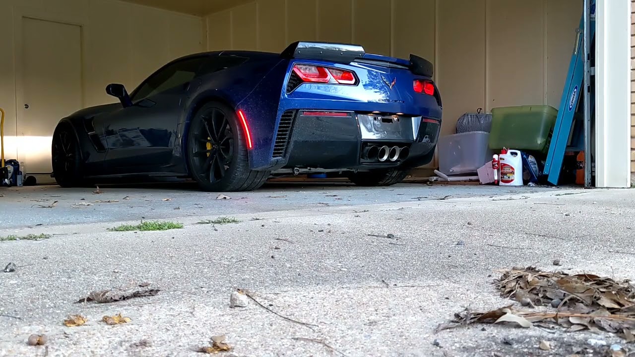 C7 LT1 Corvette Grand Sport, Kooks Headers, Kooks X-Pipe, OEM NPP Exhaust Mufflers
