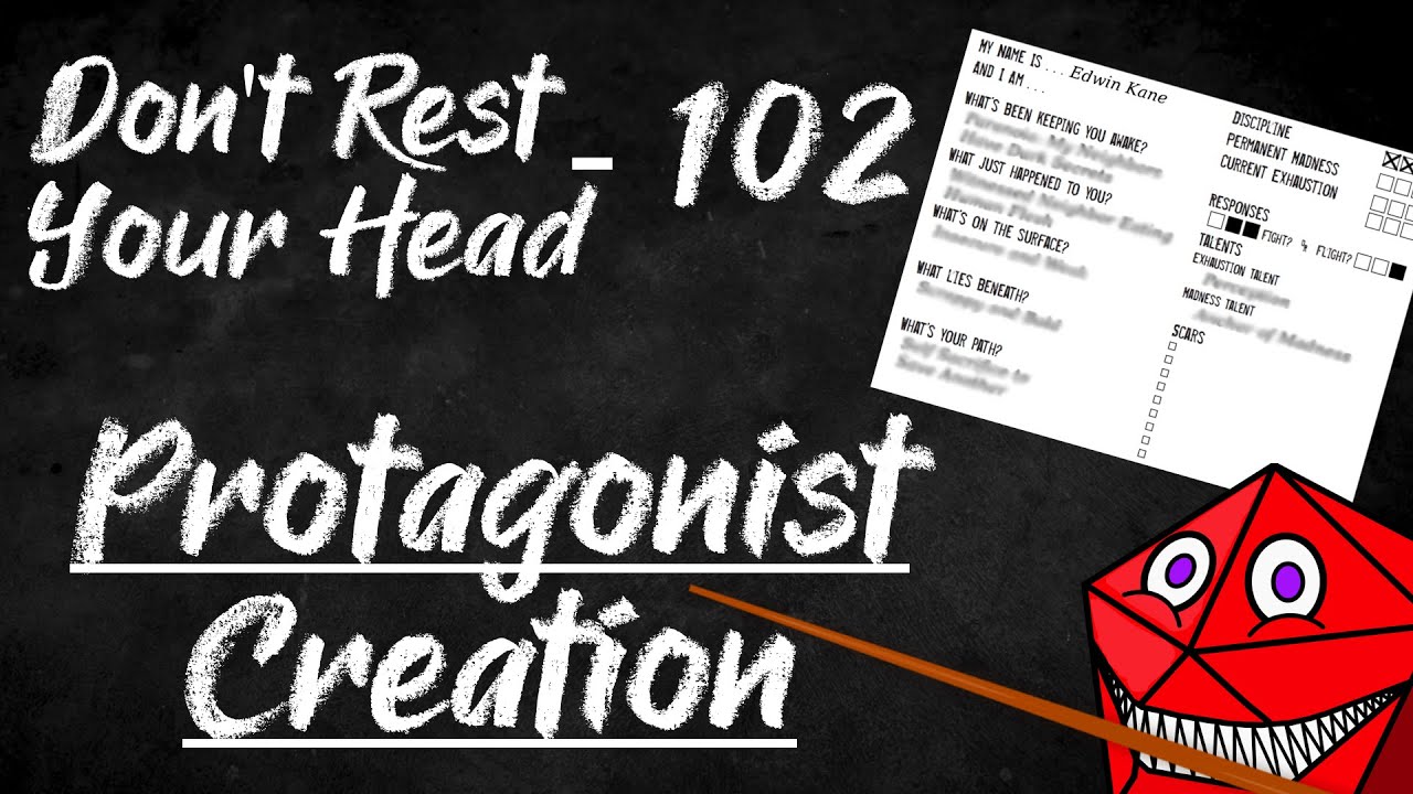 Protagonist Creation - Let's Run Don't Rest Your Head