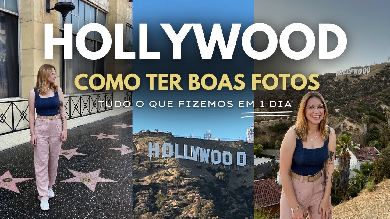 COMO BATER BOAS FOTOS NA CALÇADA DA FAMA • Letreiro de Hollywood, Grand Central Market