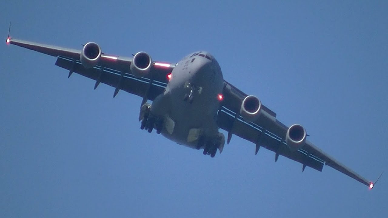 Aguadilla Airport: USAF C-17 Dropping Spec Ops Team