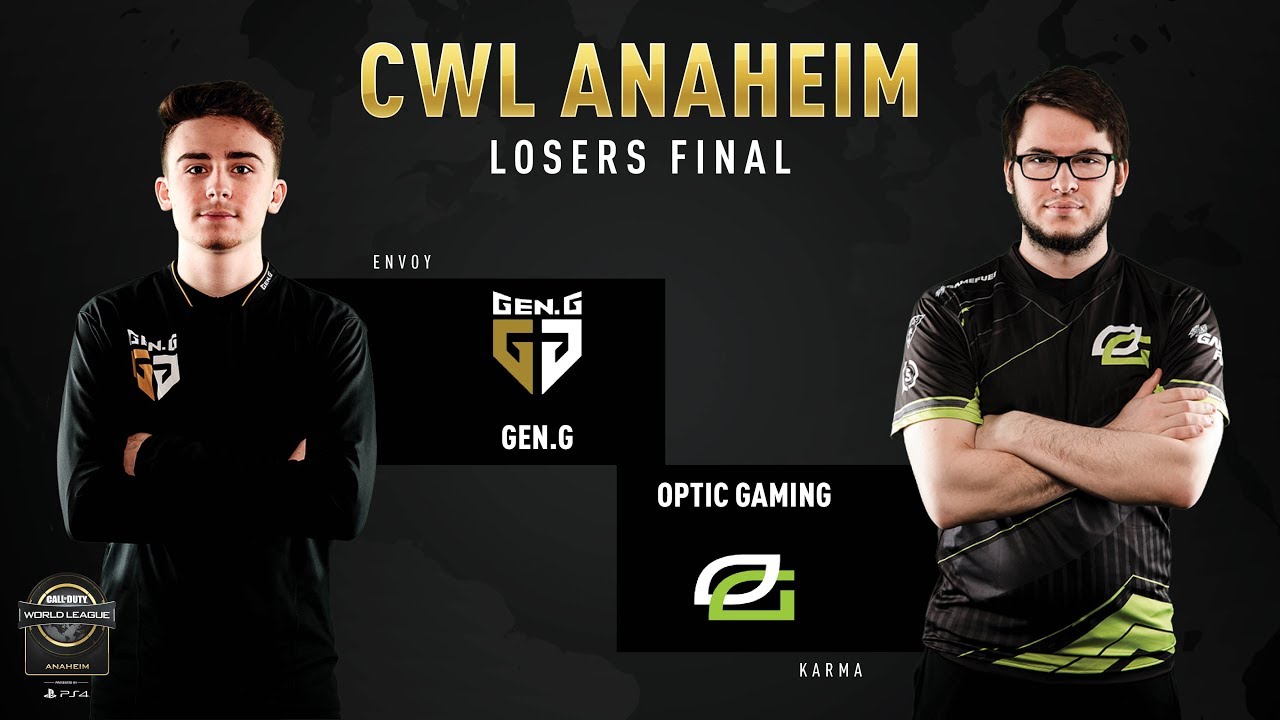 Gen.G vs Optic Gaming | CWL Anaheim 2019 | Losers Final