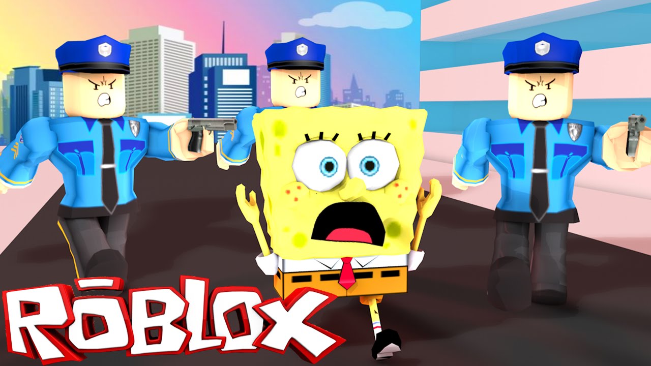 Roblox Adventures / SPONGEBOB GETS ARRESTED! / The Spongebob Movie Adventure Obby