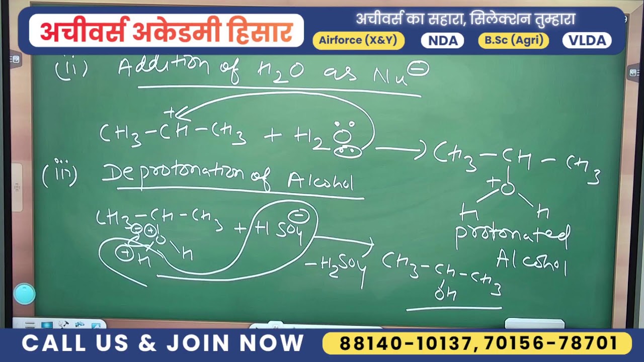 Class 12TH Organic Chemistry Alcohols, Phenols and Ethers # Class 02