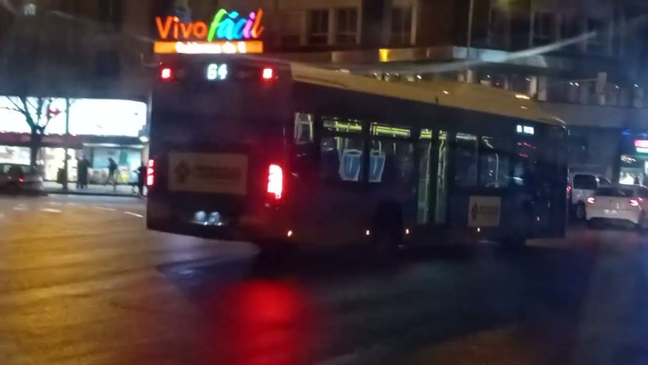 Here is the Emt bus 4847 on the number 64 in Madrid Wednesday 11 February 2026