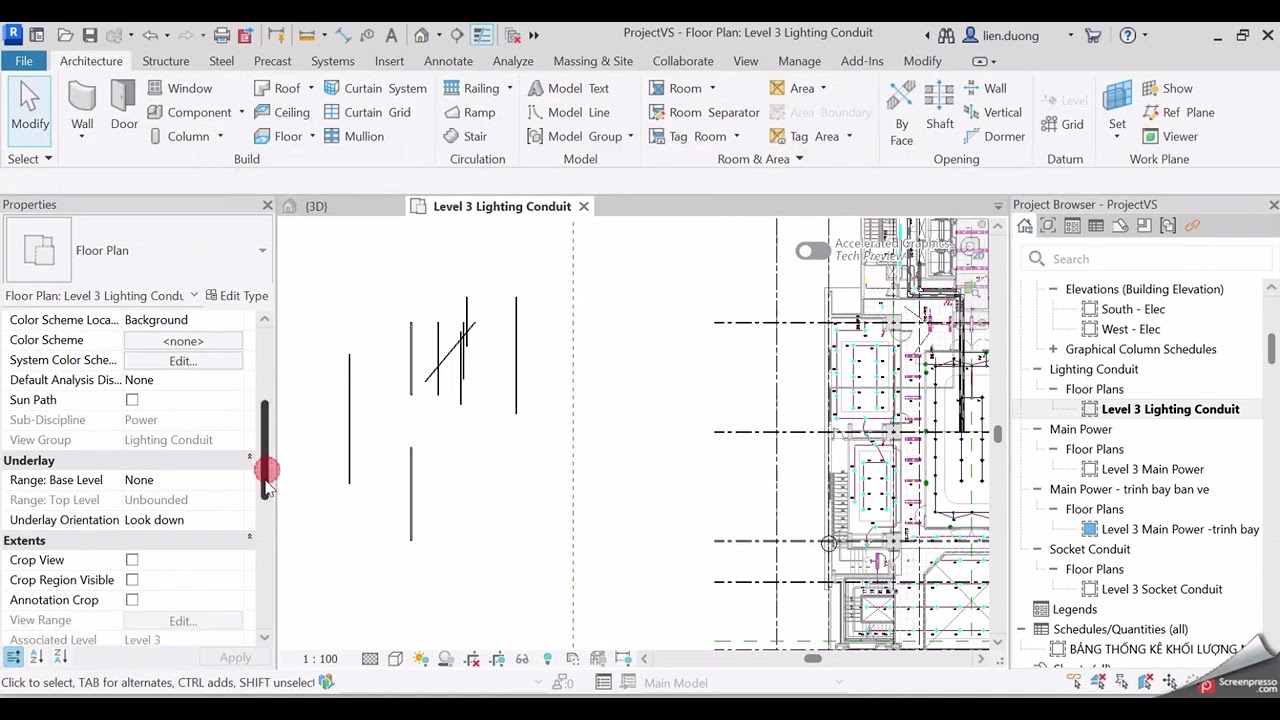 Revit: Hướng dẫn xử lý khi một đối tượng không xuất hiện trên mặt bằng bản vẽ