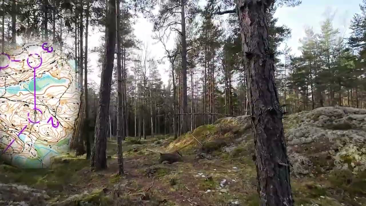 Headcam Orienteering || Vinterserien 240218 bana C