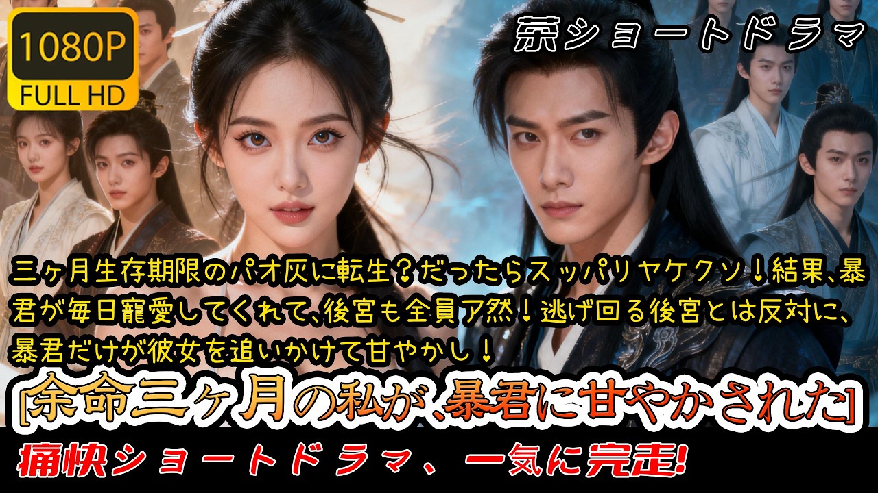 【完結】三ヶ月生存期限のパオ灰に転生？だったらスッパリヤケクソ！結果、暴君が毎日寵愛してくれて、後宮も全員ア然！逃げ回る後宮とは反対に、暴君だけが彼女を追いかけて甘やかし！