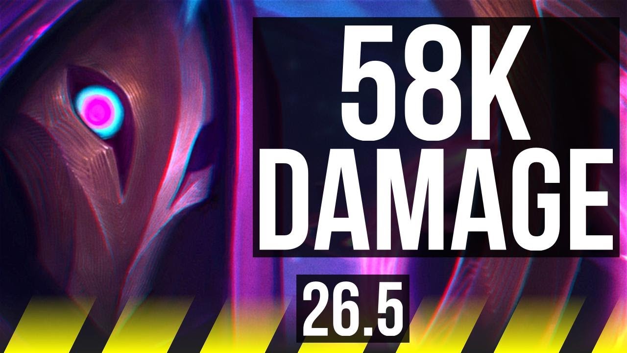 JHIN & Thresh vs KAI'SA & Nami (ADC) | 58K damage, Good KDA: 22/2/9 | EUW Master | 26.5