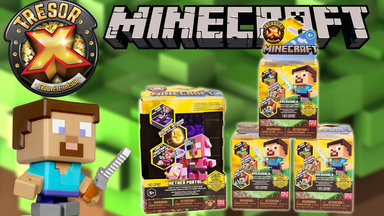TRESOR X MINECRAFT On ouvre les premiers blocs et un NETHER PORTAL Tresor X est de retour !