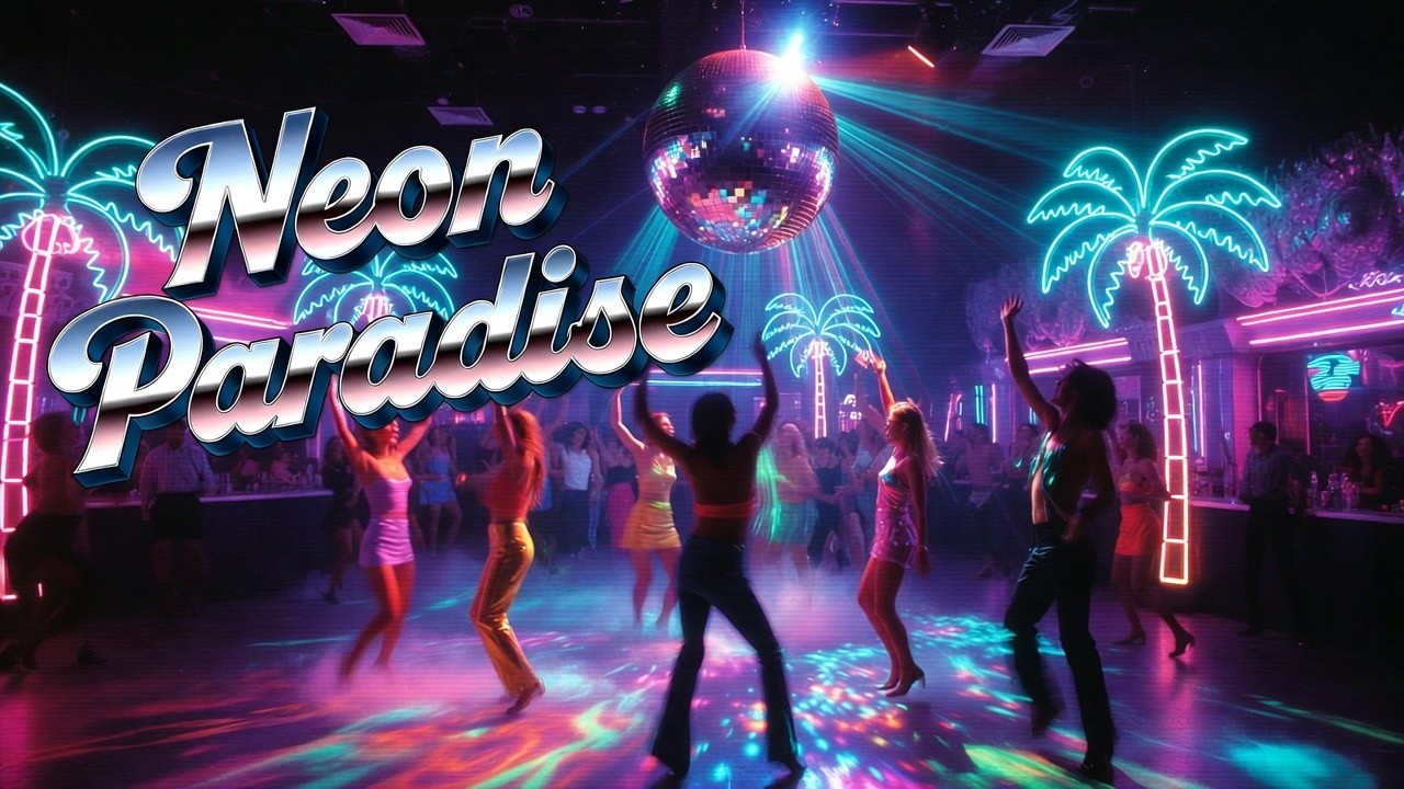 Neon Paradise — 80s Euro Disco Hits (Official Audio & Summer Visuals 2026)