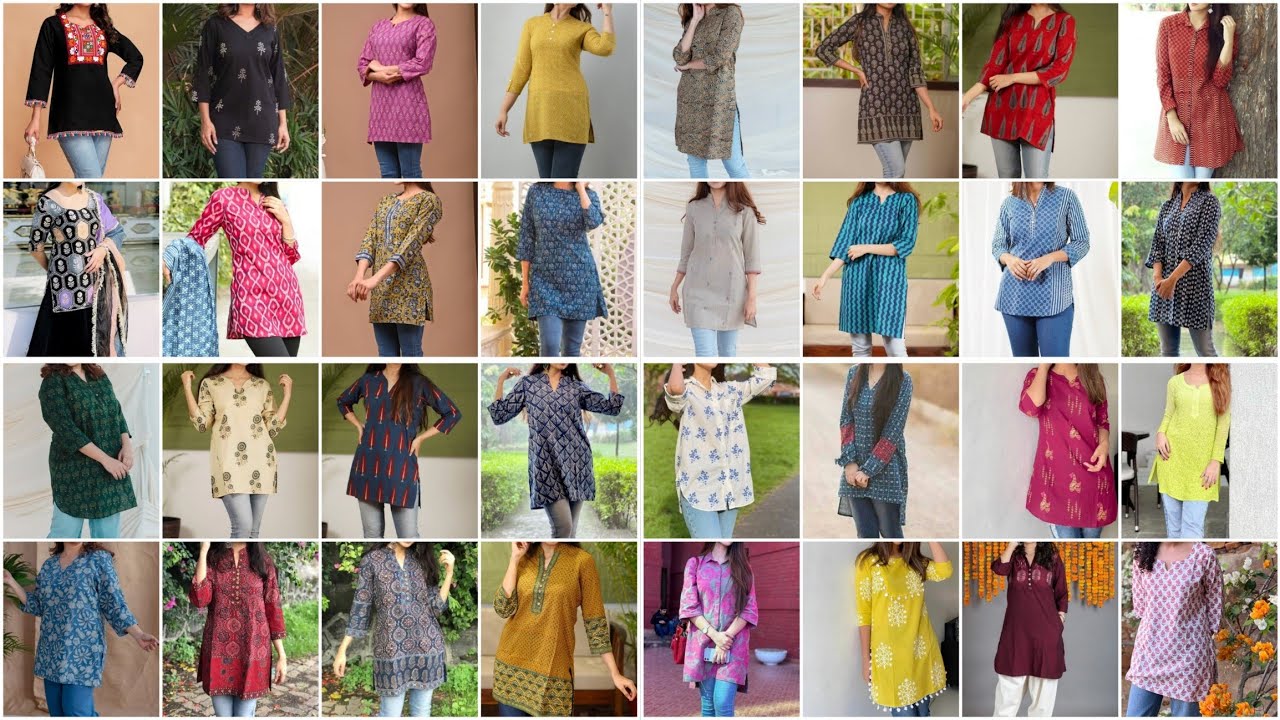 All Time Trending Short Kurti Design Ideas for Girls 2025