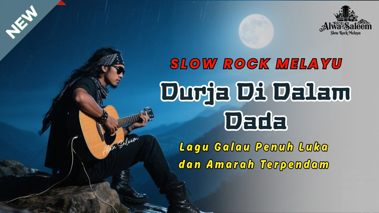 🎵 Durja Di Dalam Dada – Alwa Saleem | Slow Rock Melayu Penuh Luka dan Amarah Terpendam