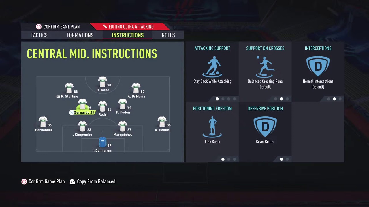 4321 Tactics & Instructions in FIFA 22 #Shorts
