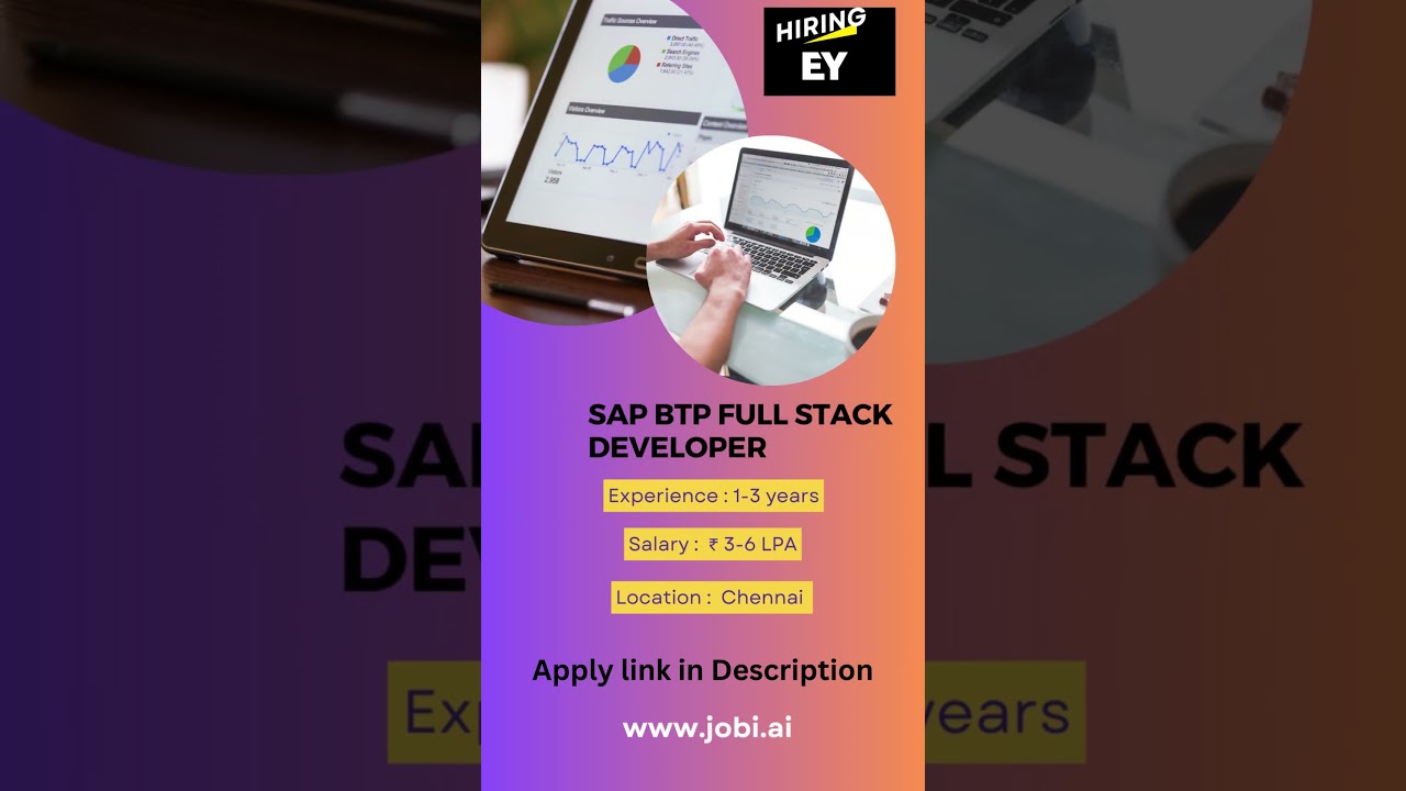 SAP BTP Full Stack Developer(Angular,Node) Hiring@EY #fullstackdevelopers #fullstackjobs #fullstack