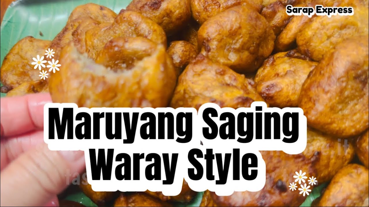 Maruyang Saging | Simple Pero Swak sa Panlasa | Sarap Express