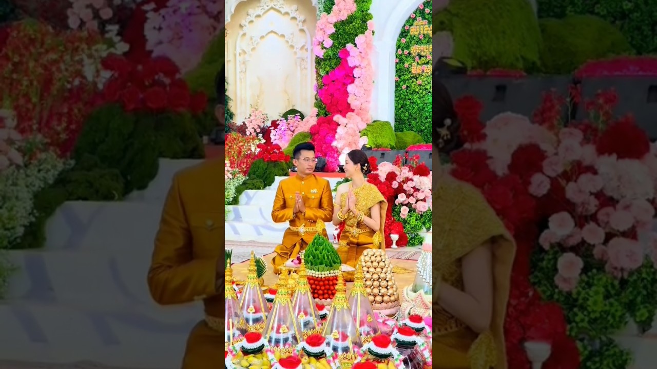 #wedding #celebrate #khmerculture #khmertraditional💖🦋
