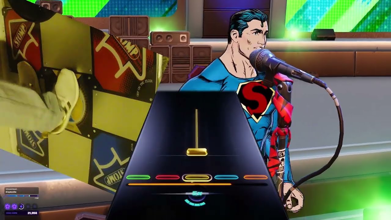 Pump It Up Fortnite Festival Expert: Kryptonite 3 Doors Down Vocal