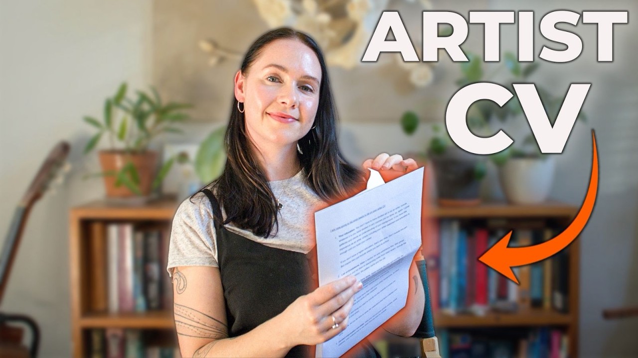 How to write an artist CV and why you need one #artadvice #artist #art #adviceforartists