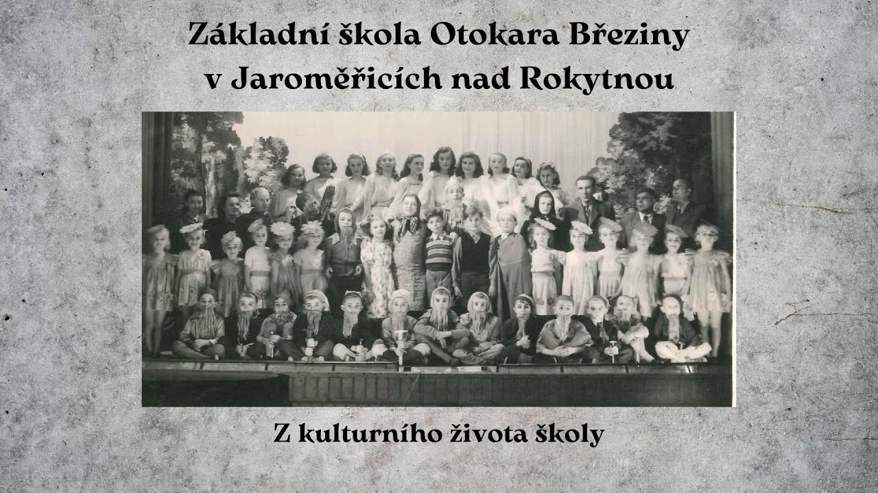 Z kulturního života Základní školy Otokara Březiny v Jaroměřicích nad Rokytnou