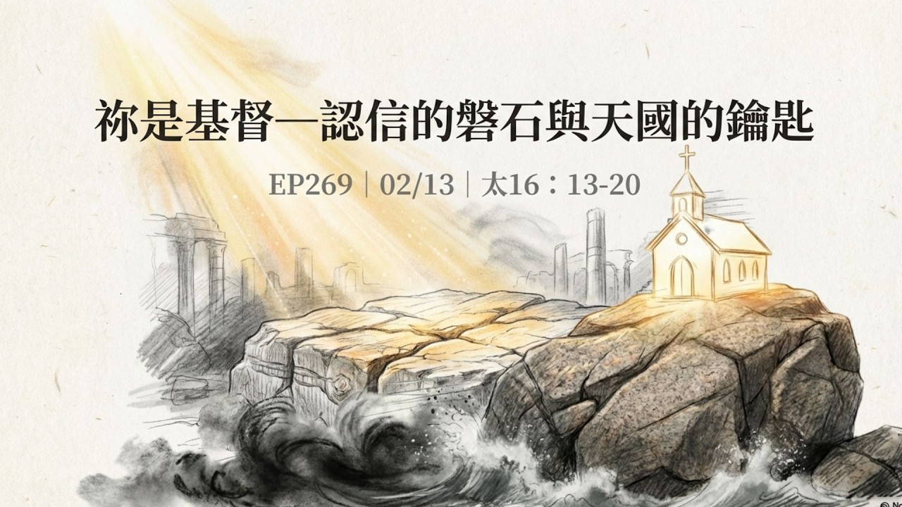如何擁有「不動搖」的人生根基？揭開天國鑰匙與勝過黑暗的秘密｜太 16:13-20 ｜ 祢是基督 【CC字幕】 🌱《光復·更新365》每日靈修 EP269