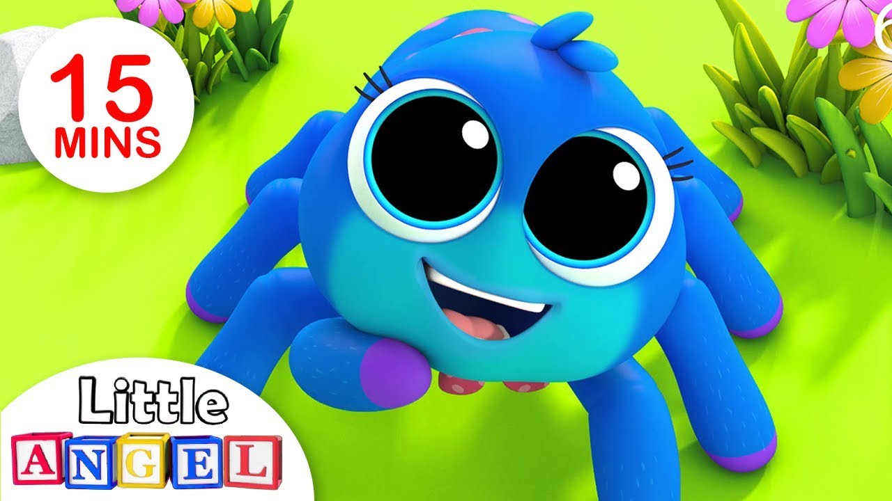 Itsy Bitsy Araña, Bebé Tiburón | Canciones Infantiles | Little Angel Español