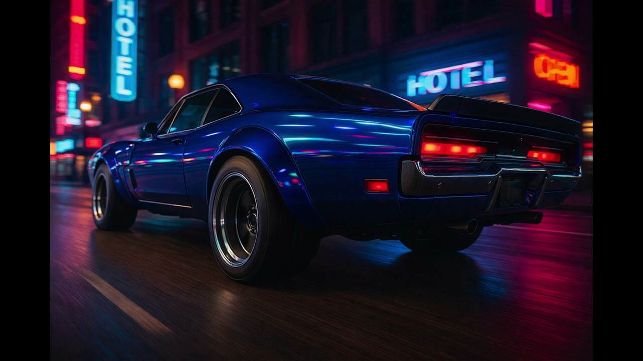 Midnight Rider (synthwave vocal music)