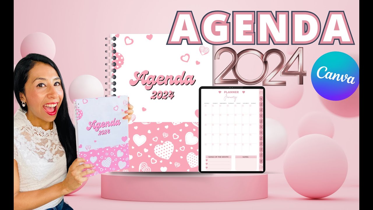 🌟 Diseña y Vende AGENDA EN CANVA 🌟 Plantilla de regalo 🎁